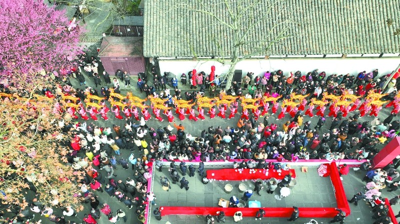 南充各地传统活动年味浓